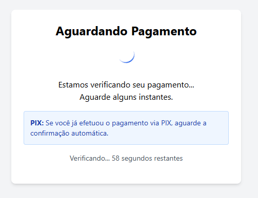 Aguardando confirmação